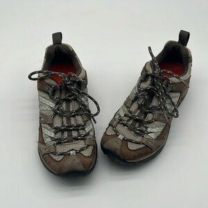 Merrell Siren Sport Olive Hiking Waterproof Boots Sneakers Women Size 6.5
